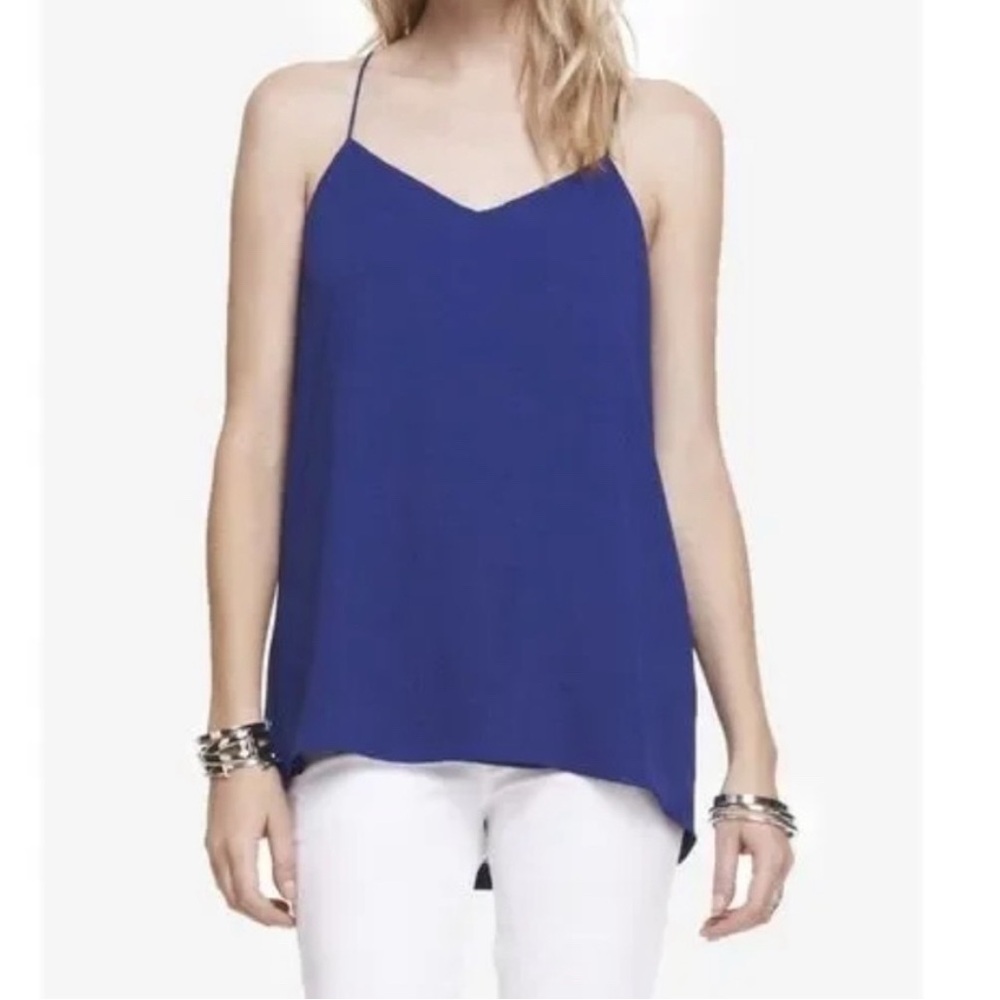 Express Blue and Black Reversible Women's Camisole